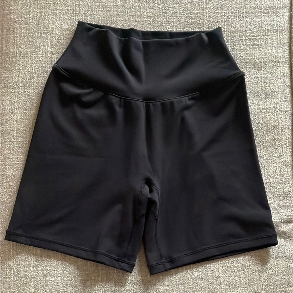 Women's Black High-Waisted Shorts